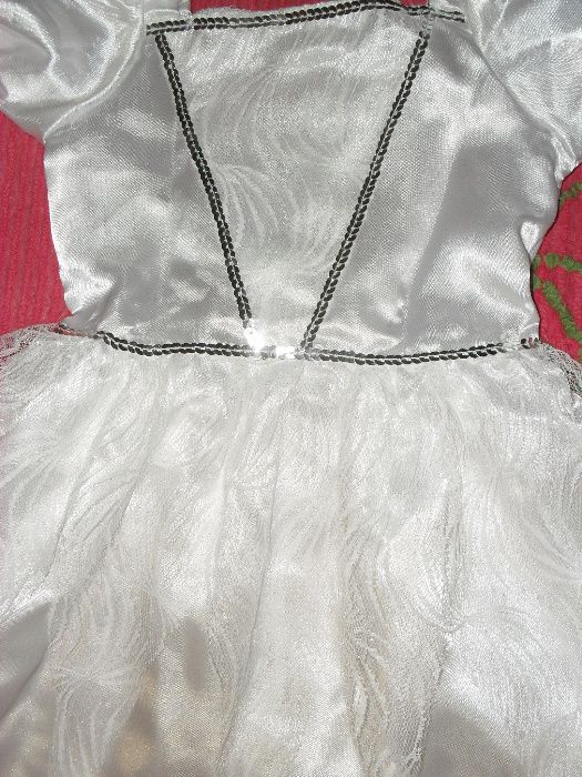 3-5л карнавальный костюм платье снежинка снегурочка лебедь ангел