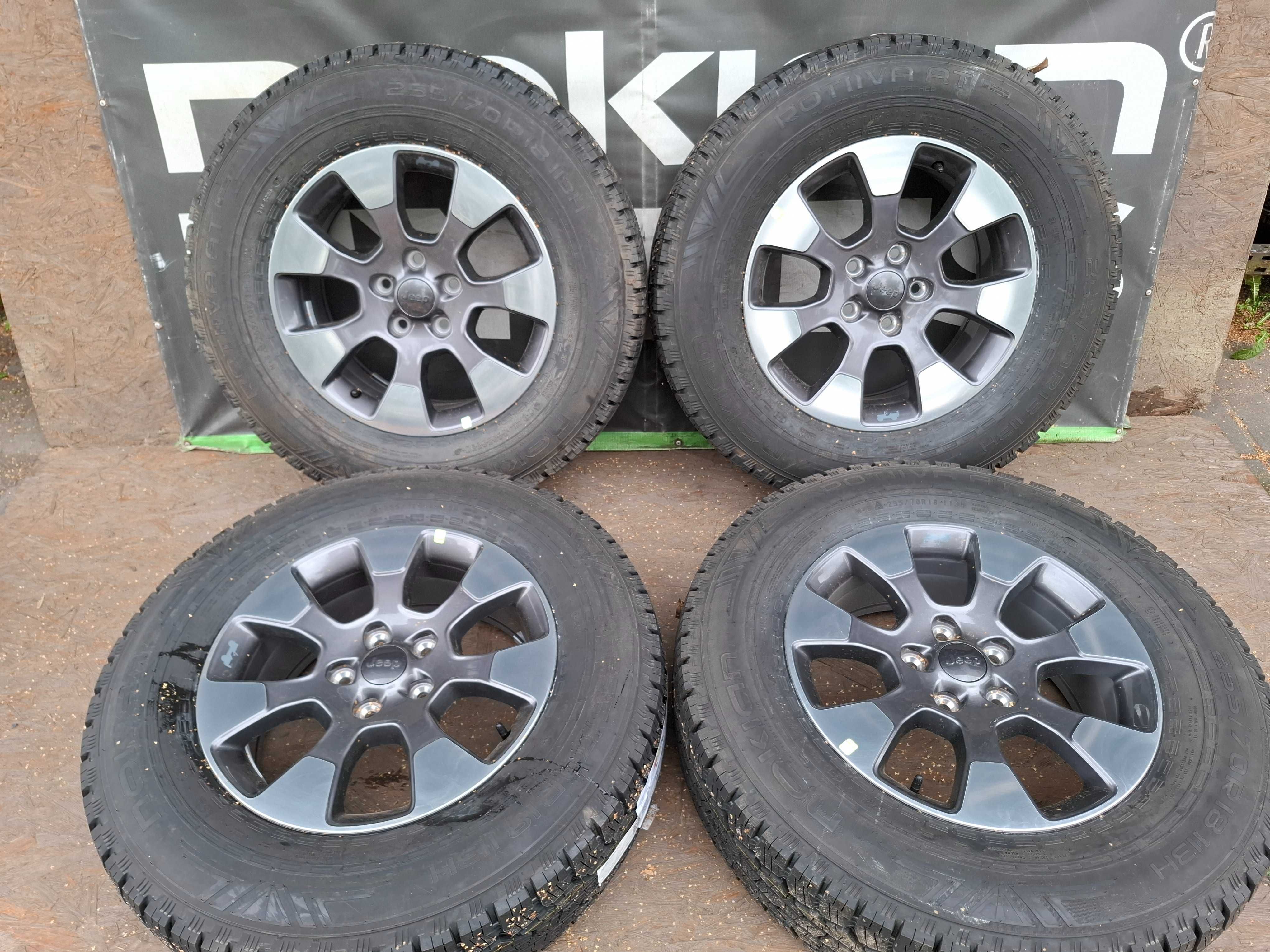 Felgi aluminiowe ! JEEP WRANGLER JL 18 CALI ! NOWE MONTAŻ ! TMPS !