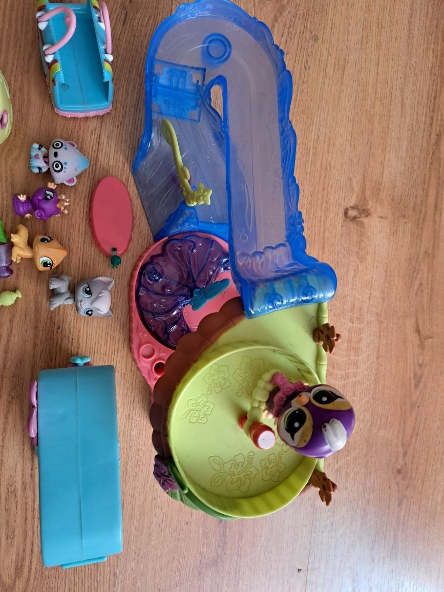 Littlest pet shop Domek zjeżdżalnia wodna lps