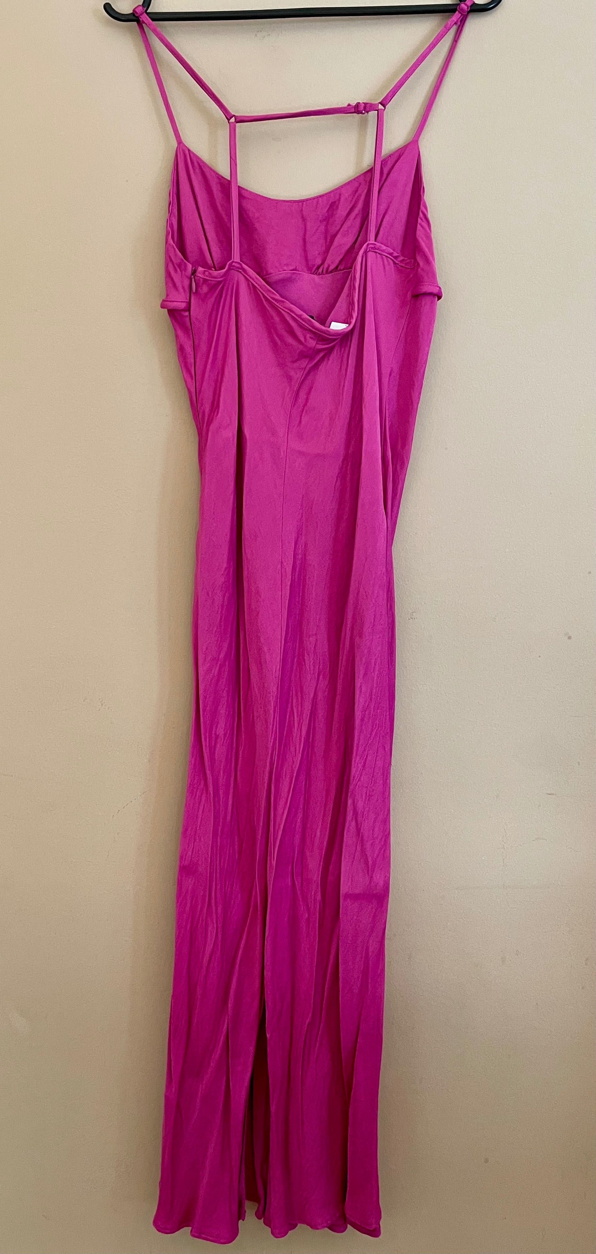 Vestido fluido rosa fúcsia - NOVO (38)