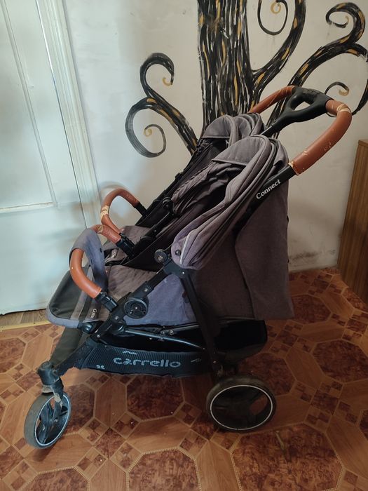 Коляска для двійні, прогулянкова,лежаче пол,книжка,стрость,складна