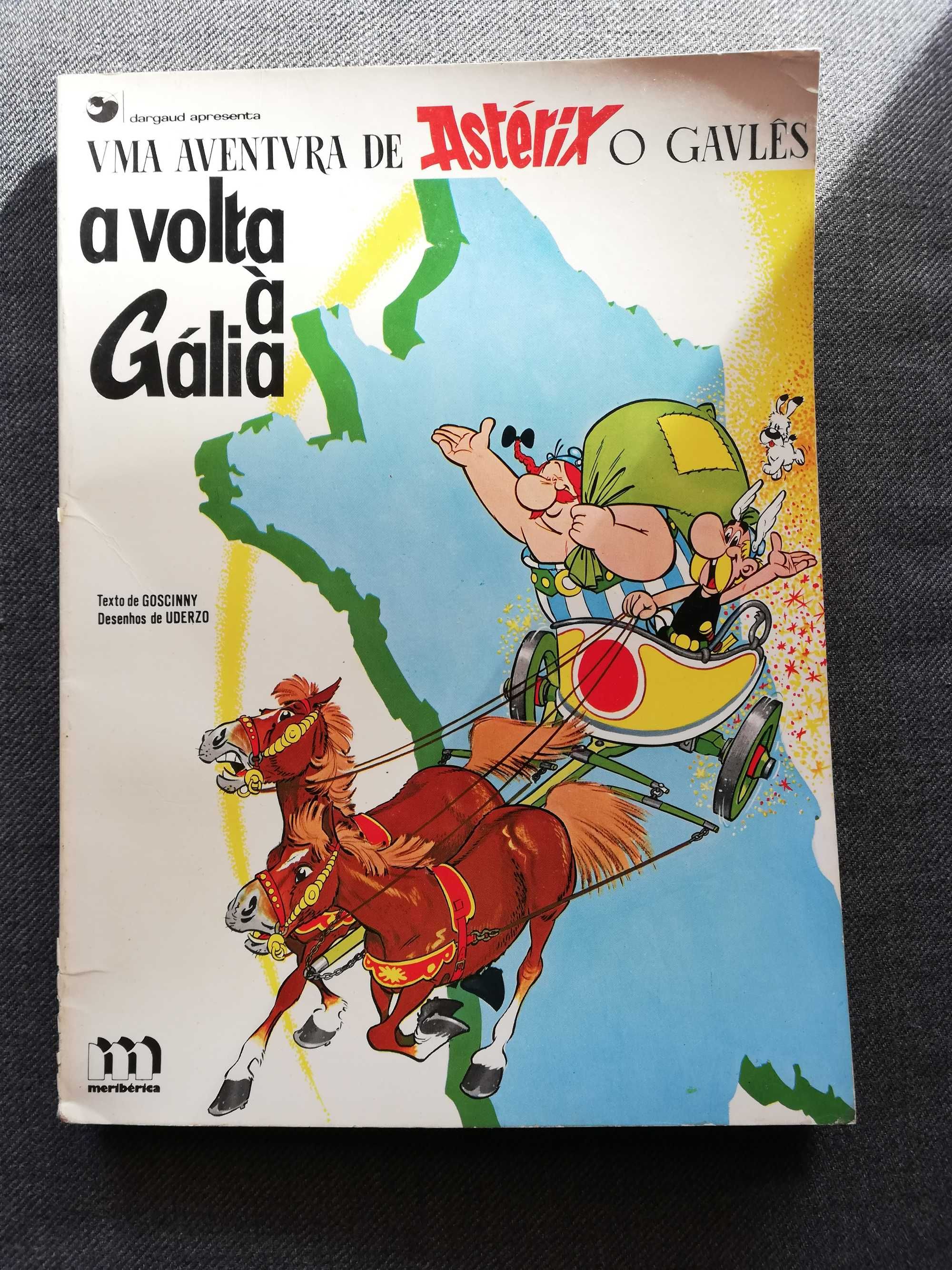 Livros Lucky Luke e Astérix