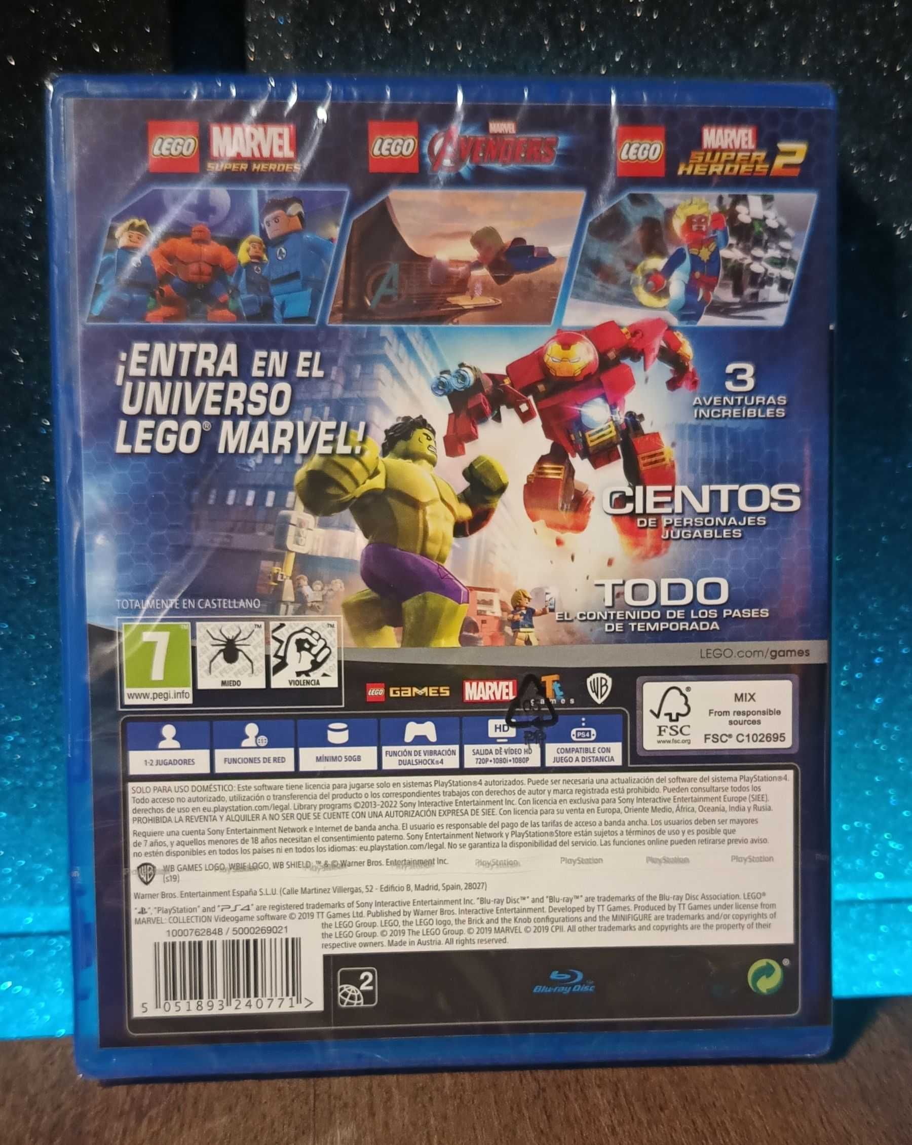 LEGO Marvel Collection PS4 / PS5 - trzy gry z serii dla dzieci PL