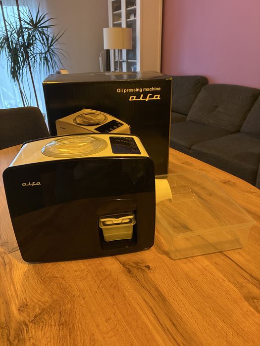Prasa do tłoczenia oleju na zimno ALFA + GRATIS Len Złoty