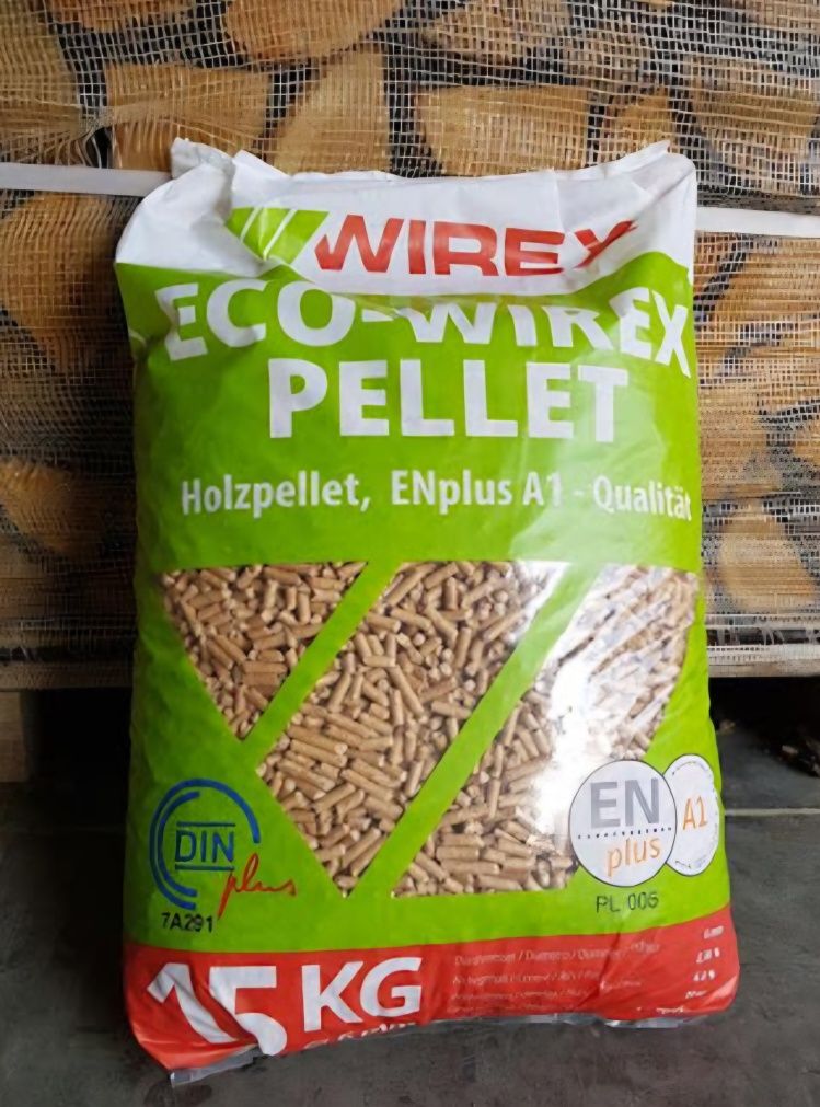 Pellet WIREX ENplus A1 DINPLUS Sosnowy iglasty