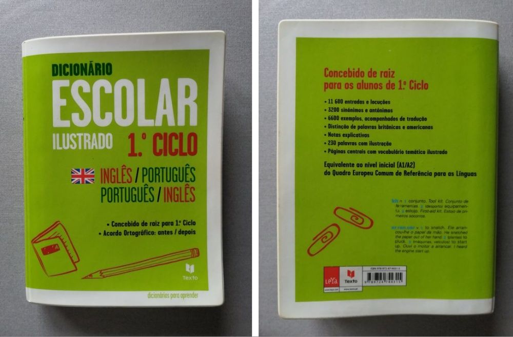 Dicionários ilustrados Português-Inglês
