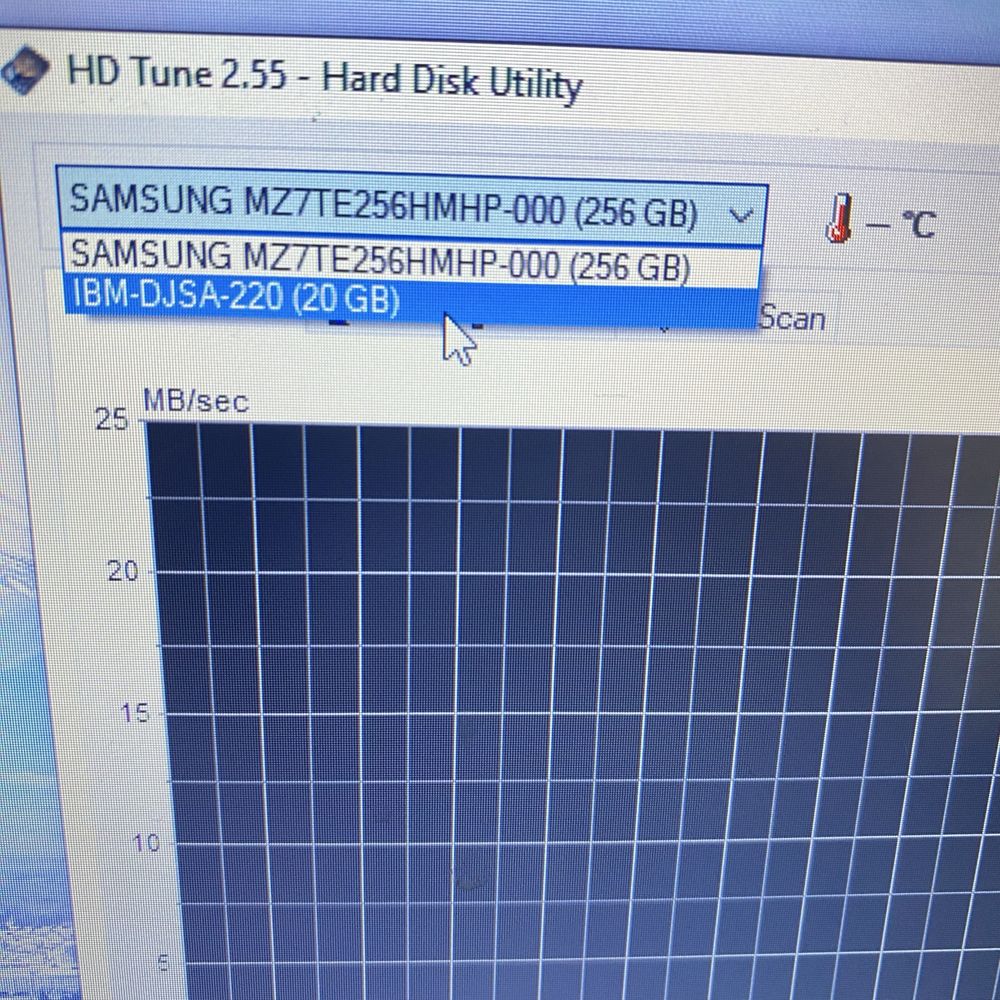 Dysk twardy 20gb ibm djsa-220 retro komputer amiga hdd