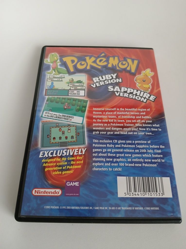 Pokemon Collector's Edition CD Ruby Version Sapphire Version