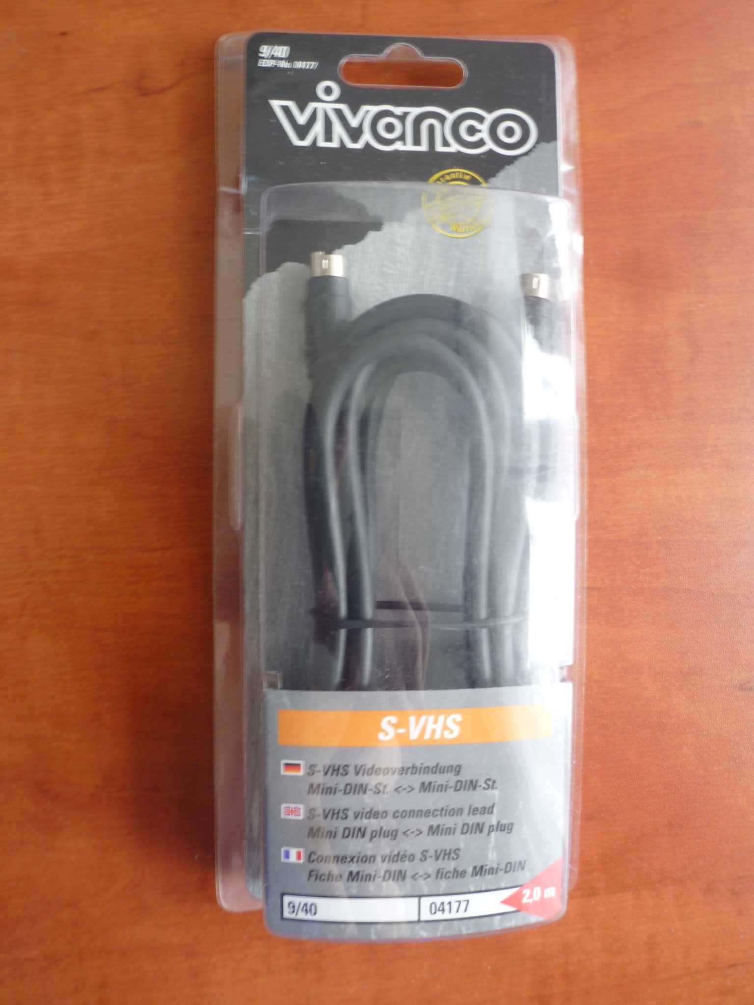 Kabel Vivanco - S-VHS symbol 9/40 oznaczenie 04177 - długość 2 m