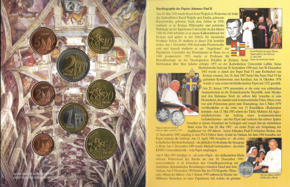 Vaticano 2004 - PROVA em carteira.