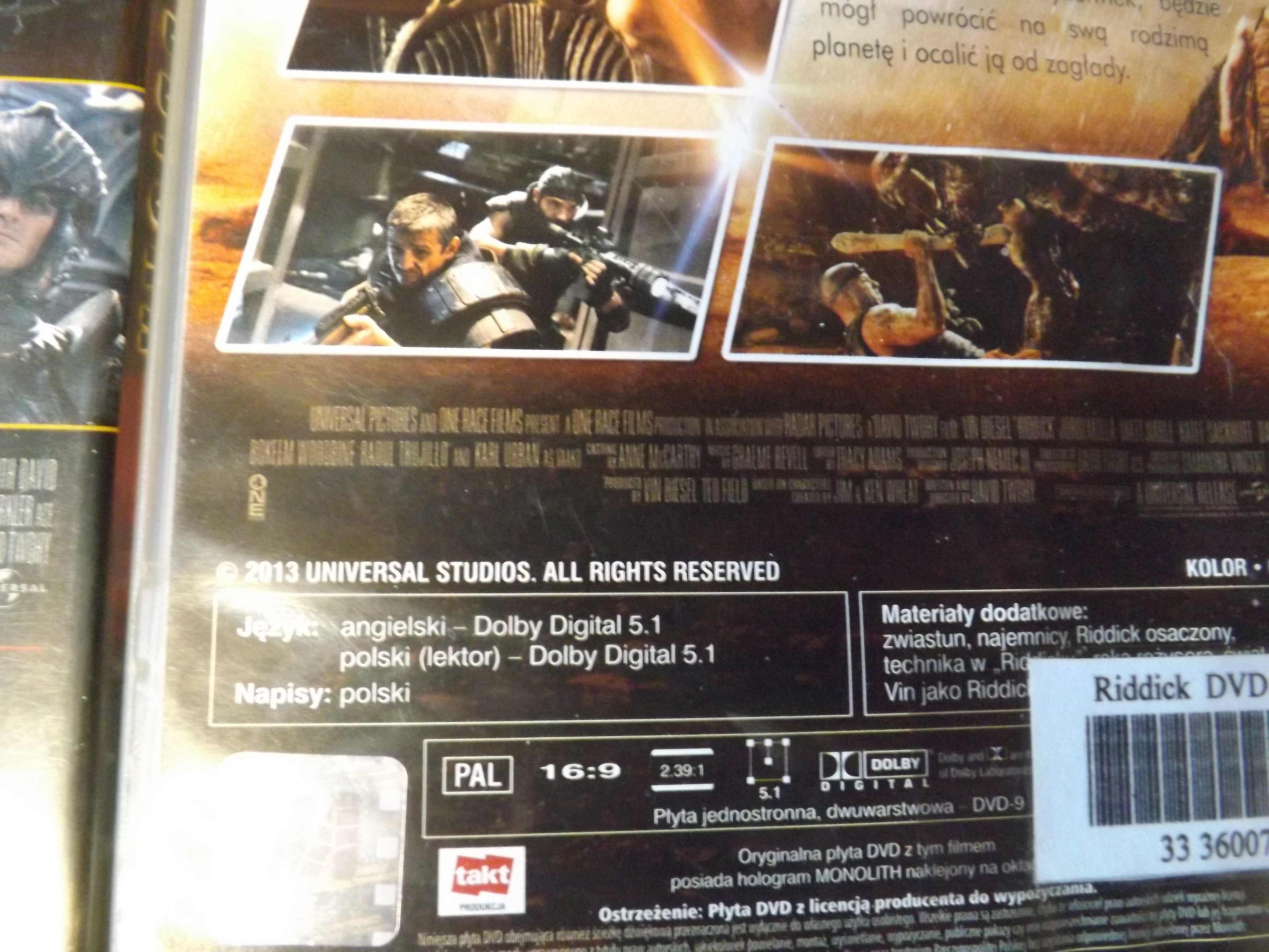 Kroniki Riddicka Pitch Black film dvd