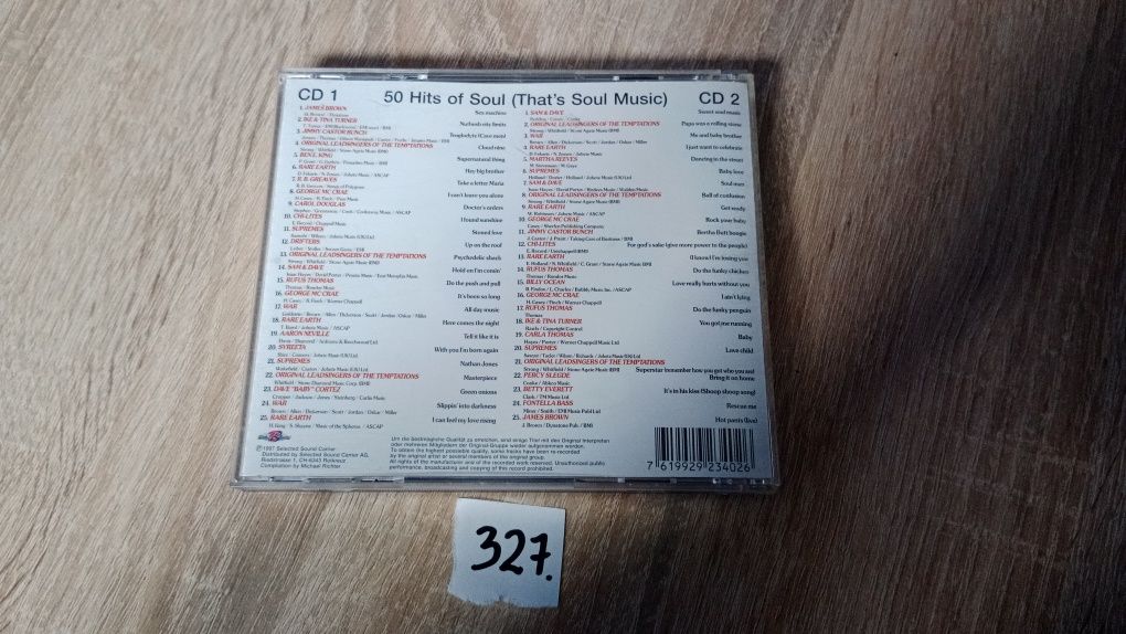 Hits of Soul CD.  327.