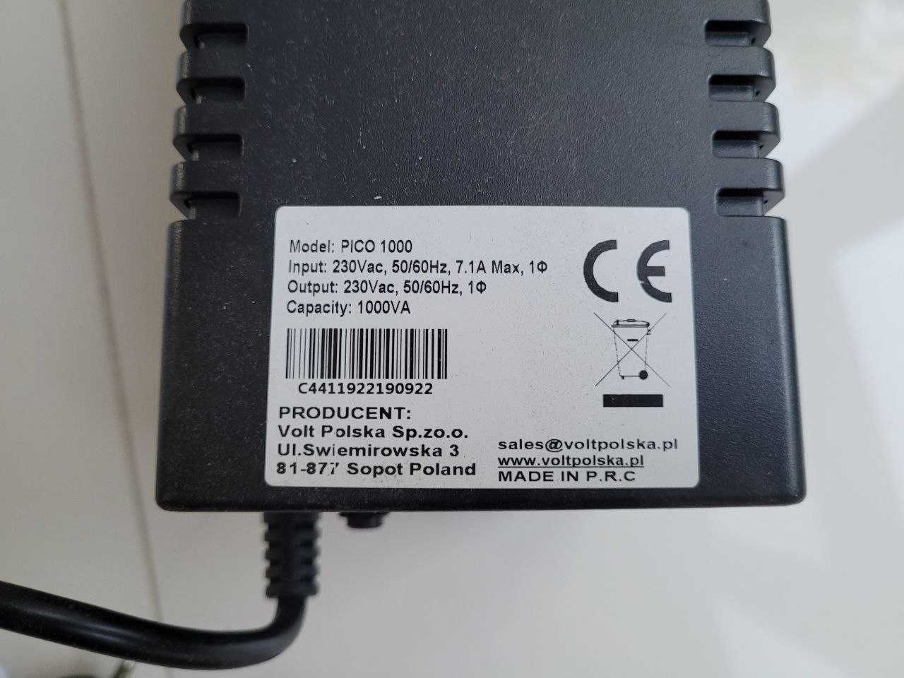 Джерело безперебійного живлення Volt Polska PICO UPS 1000VA 9Ah