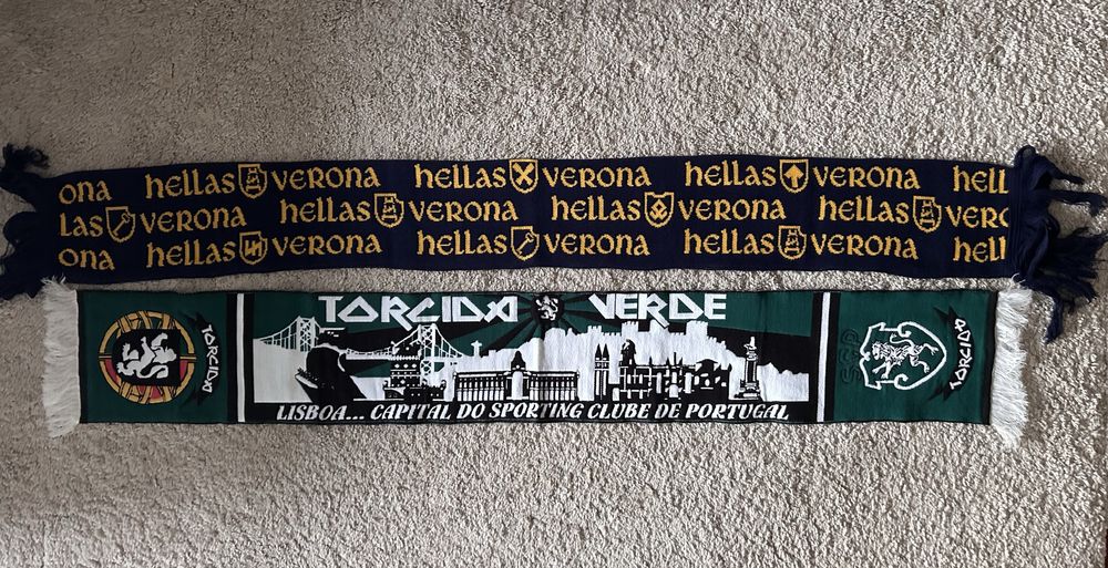 Cachecóis e material claques