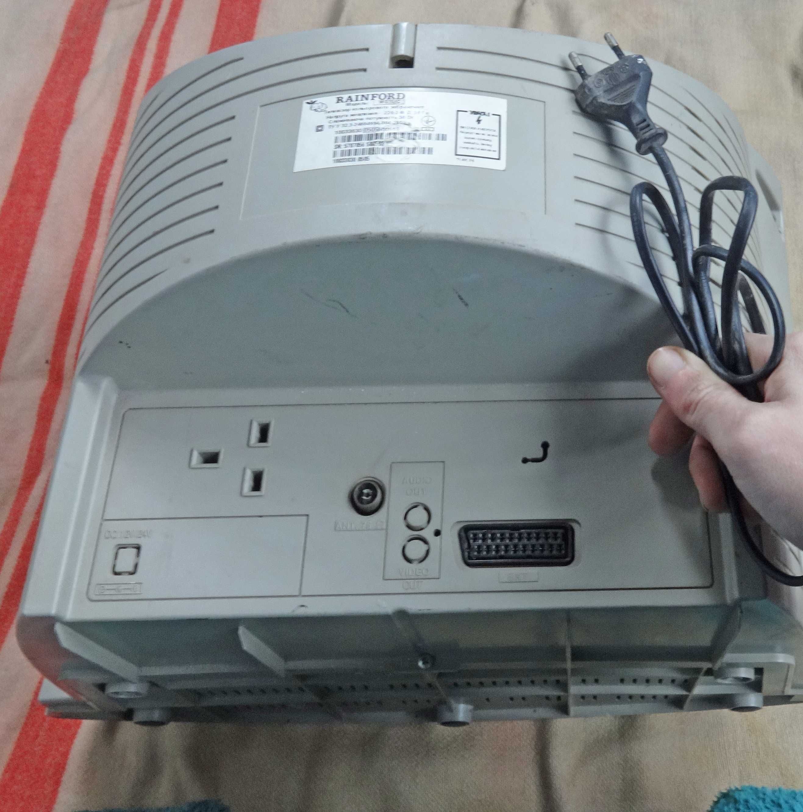 РАБОЧИЙ телевизор RAINFORD TV-3734C диагональ 14 дюймов 10кг кинескоп
