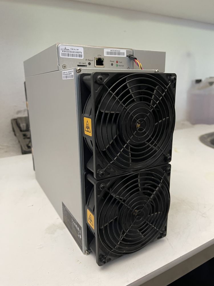 Bitmain S19K PRO 120T/137T com FIRMWARE from VNISH instalado