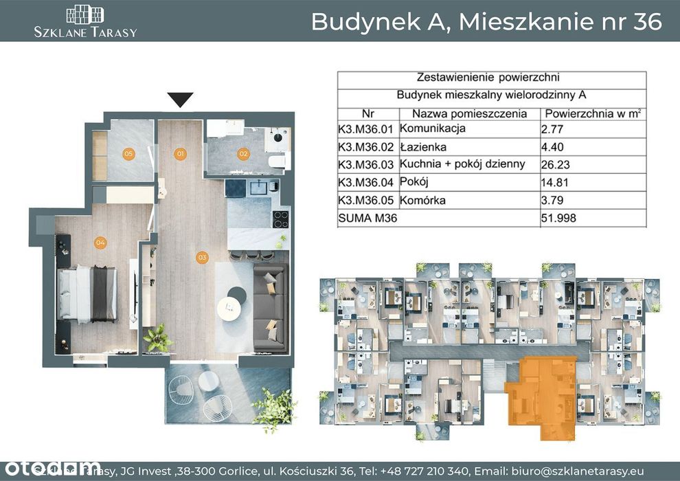 Mieszkanie A36 - 52m²