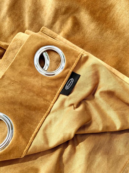 Zasłony miodowe Eurofirany szt 2, przelotki