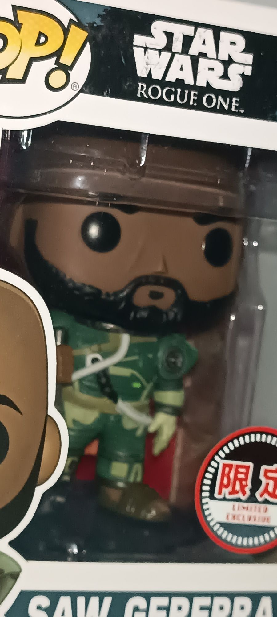 Funko Pop Star Wars Rogue One #153 Saw Gerrera  edição limitada exclus