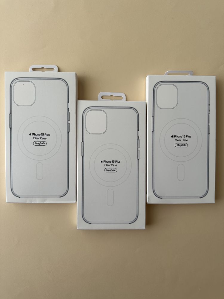 Apple capas transparentes Magsafe iPhone 15/15plus/15pro/15pro max