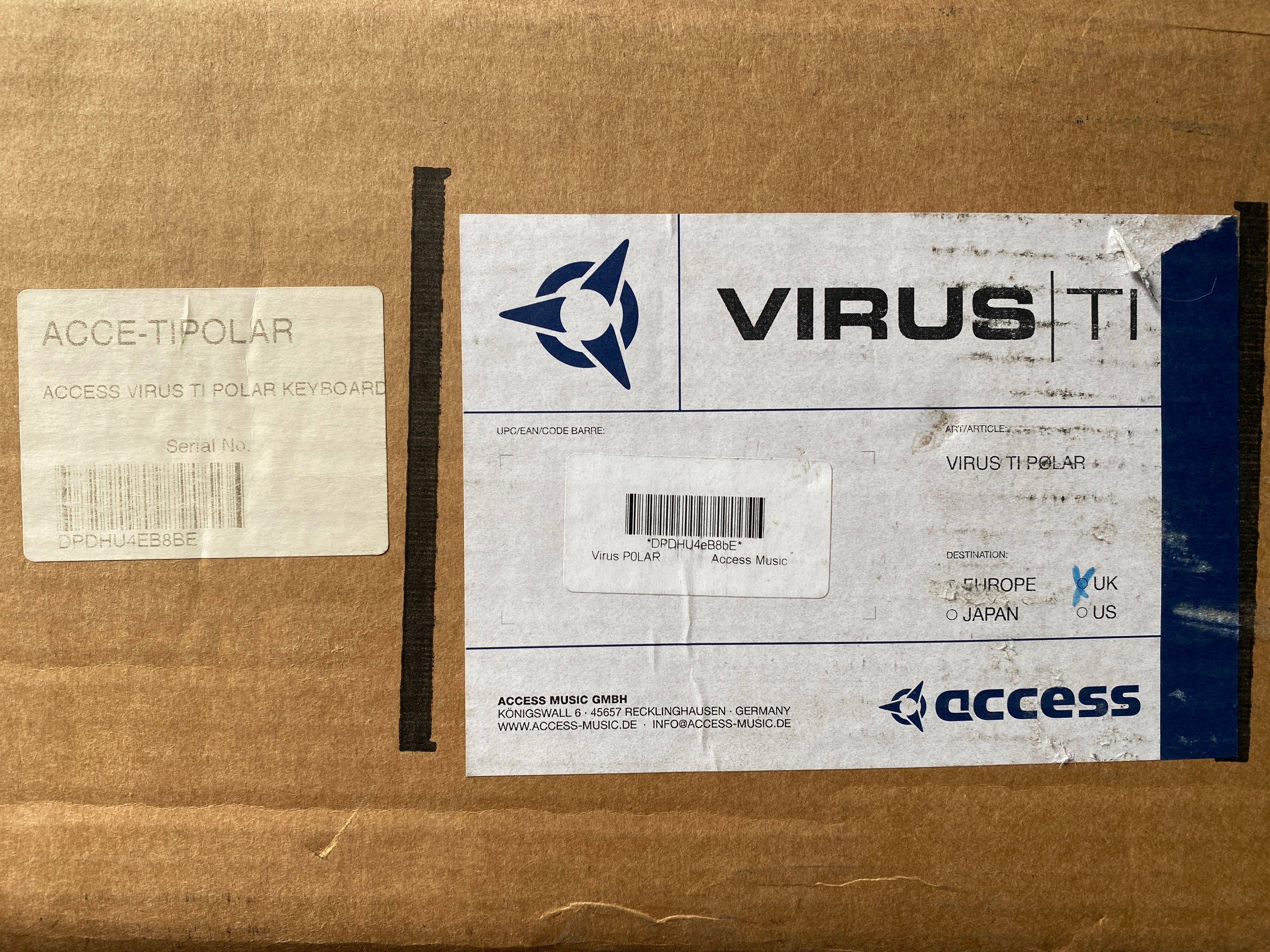 Виртуально-аналоговый синтезатор Access Virus Ti Polar (Без торга)