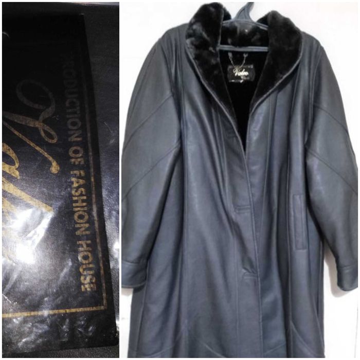 Нове зимове пальто 56 р., на штучному хутрі.  Дублёнка  plus size.