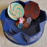 Arena com Beyblades Metal