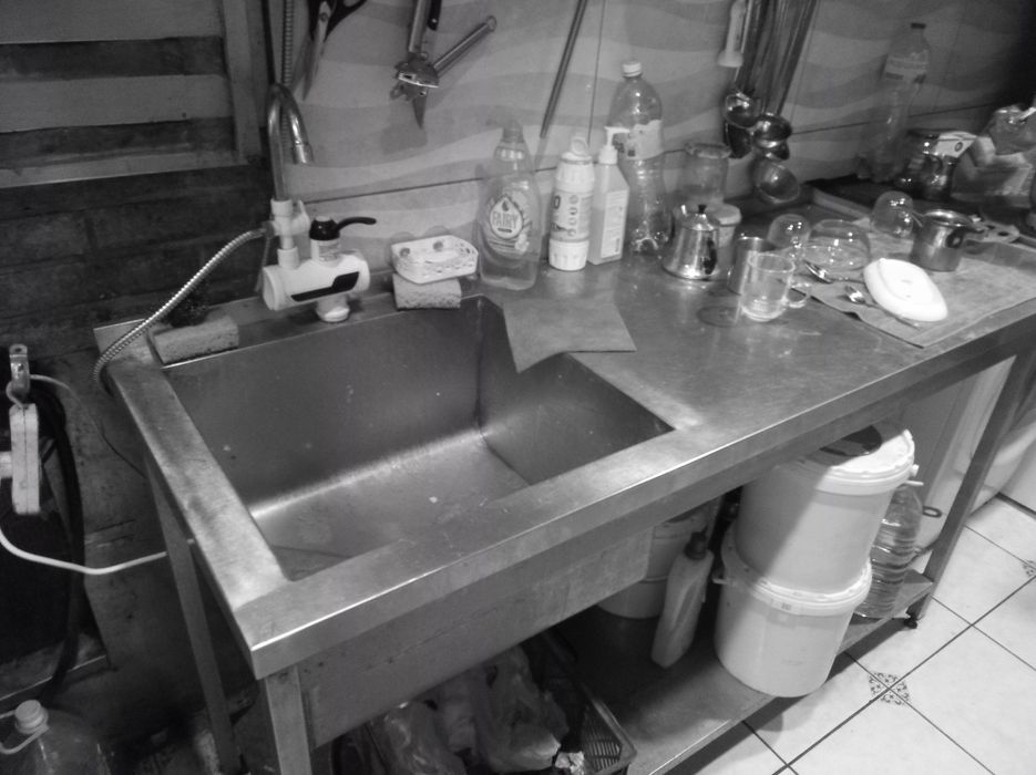 Стол с нержавейки