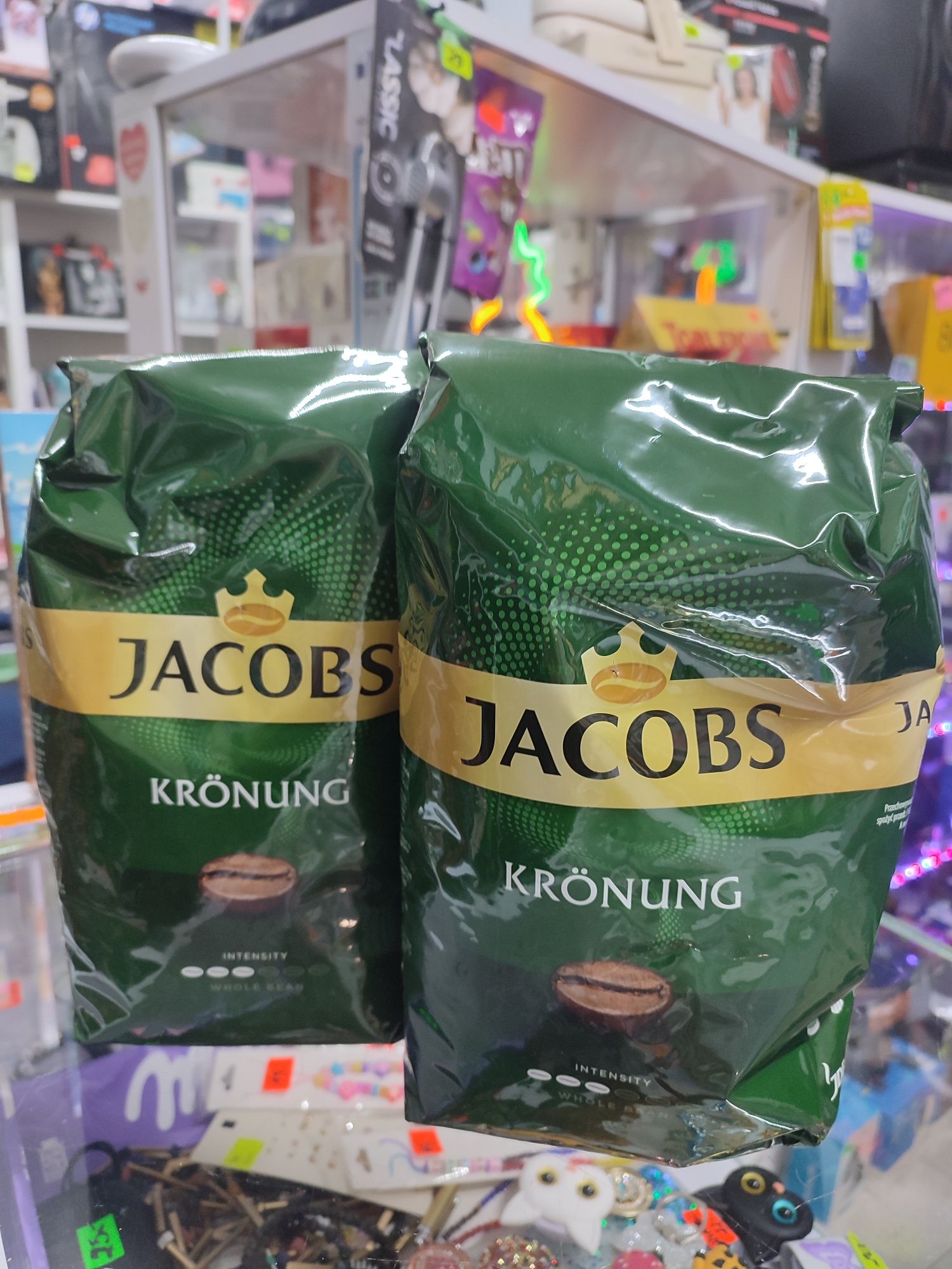 2 opakowania Kawa ziarnista Jacobs Krönung 1000 g razem 2kg