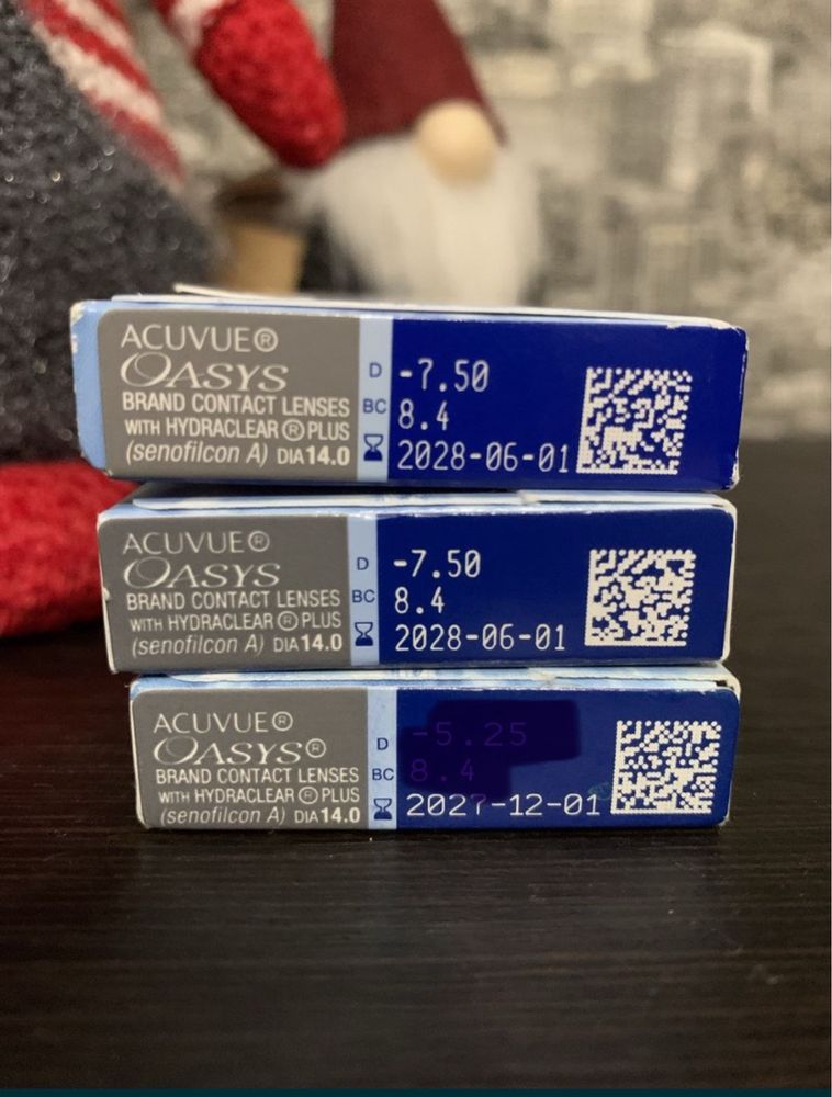 Лінзи контактні J&J Acuvue Oasys -7,5