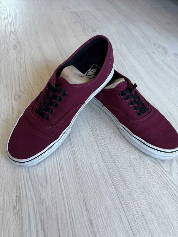 Bordowe Vans Authentic 45 11,5