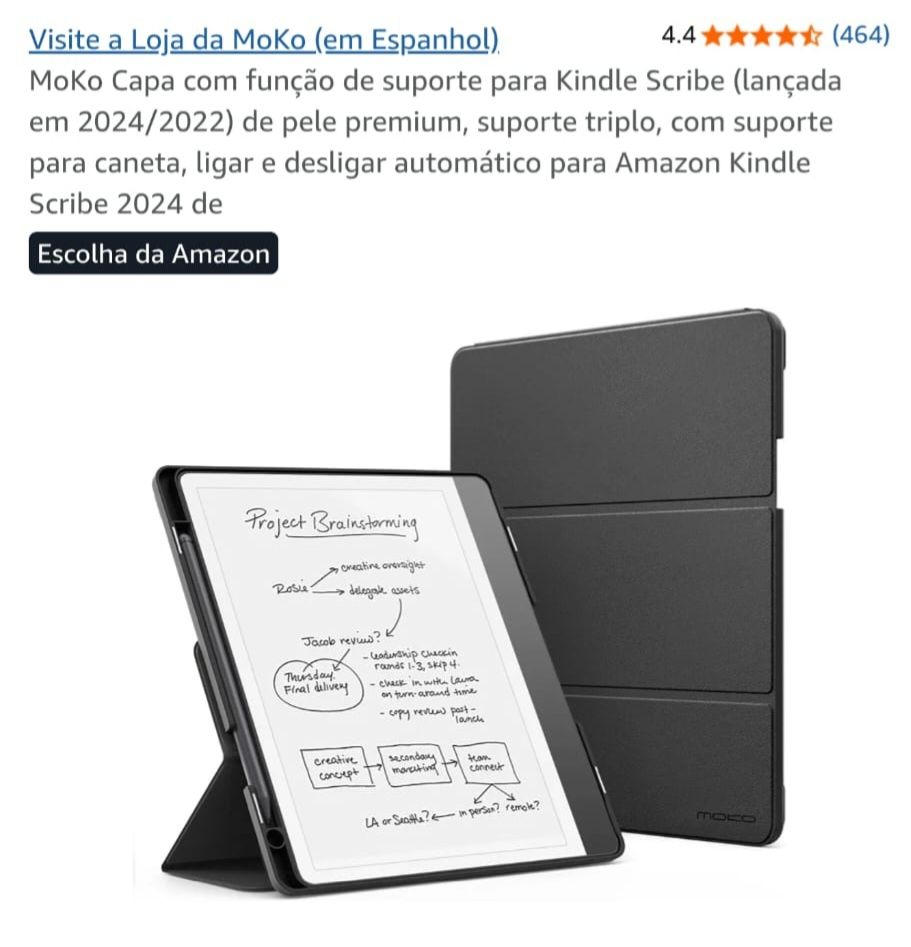 Capa Kindle Scribe - MoKo | Original e Embalado