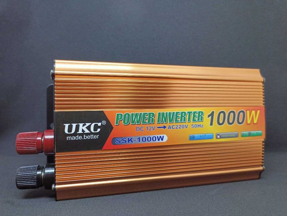 Преобразователь напряжения ↔ тока Wimpex 1000W 12V-220V ↔ Инвертор ↔