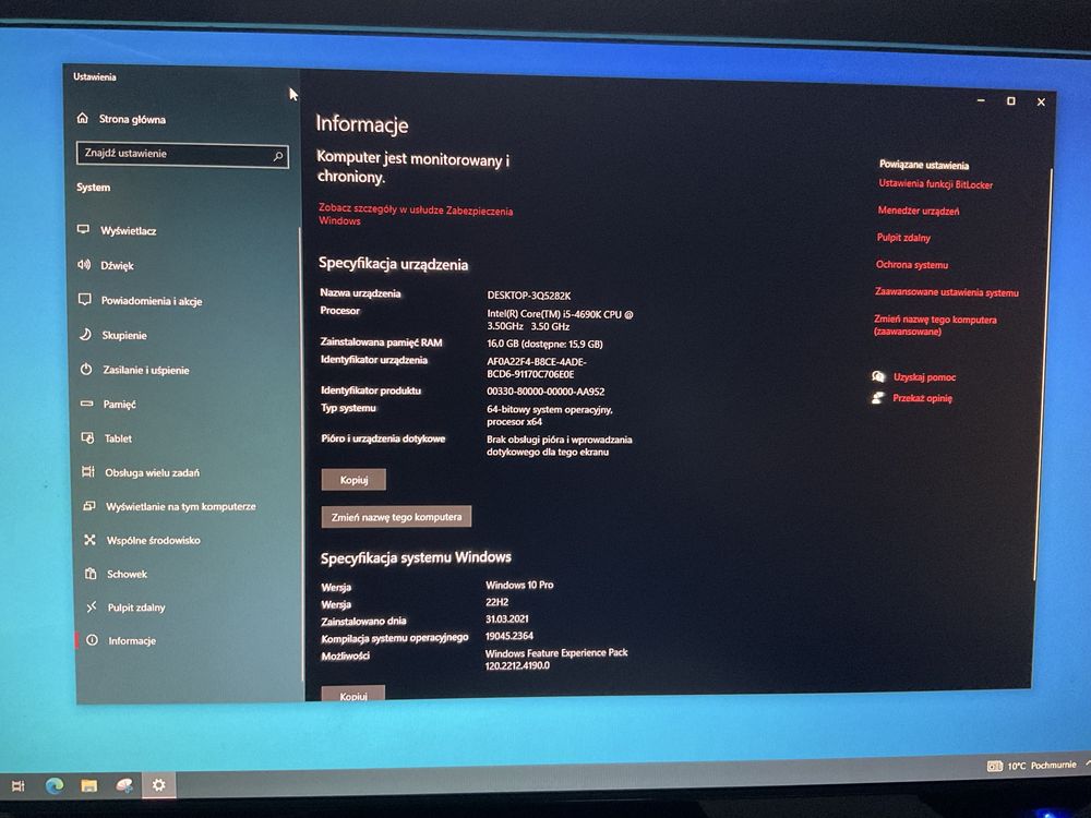 Komputer stacjonarny do grafiki, gier i nauki