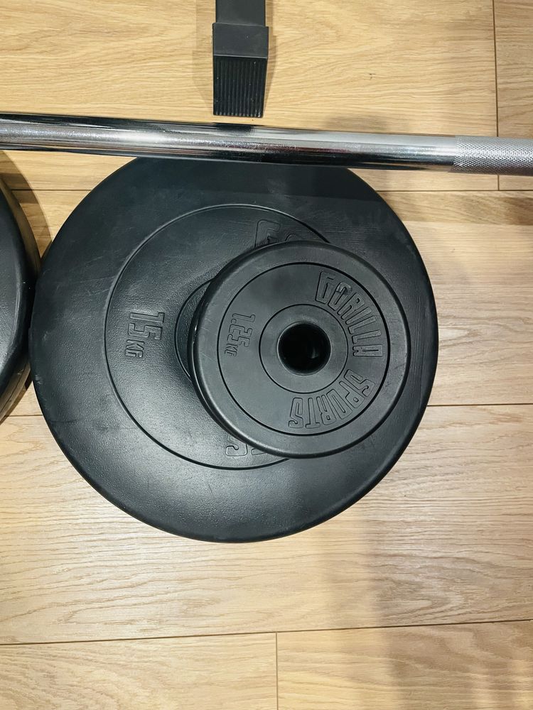 Ławka do ćwiczeń Gorilla Sports Zestaw