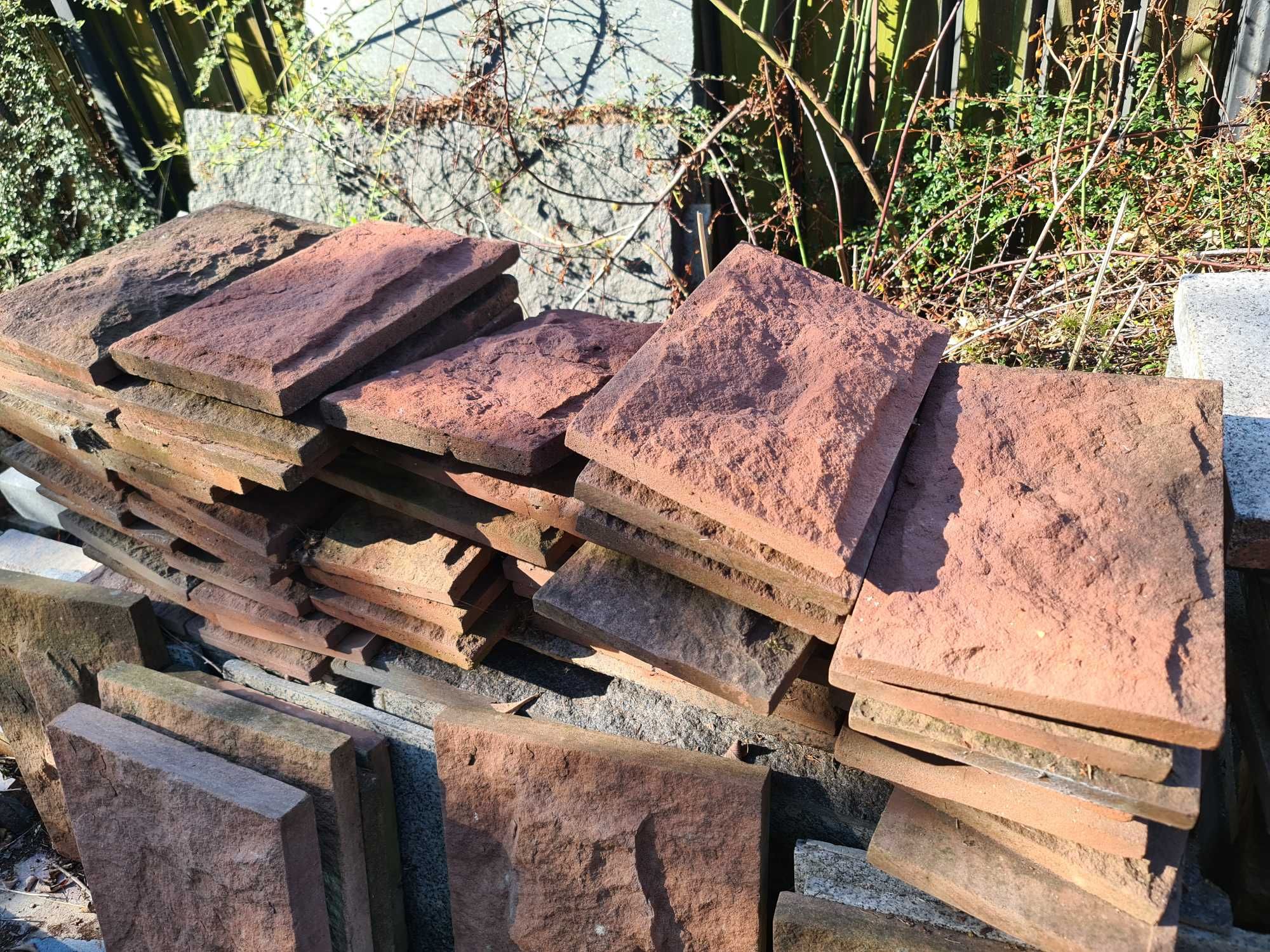 Piaskowiec, Kamień Naturalny Elewacyjny Płytki z Kamienia - cięty