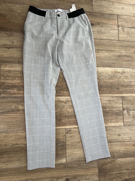 Spodnie eleganckie męskie Slim
