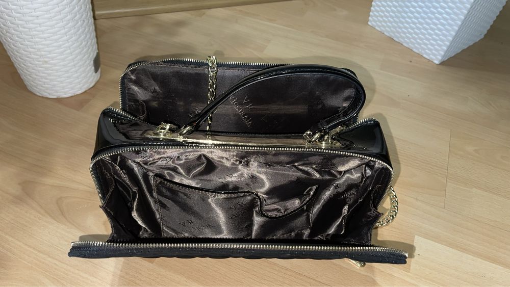 Сумка кожа замш