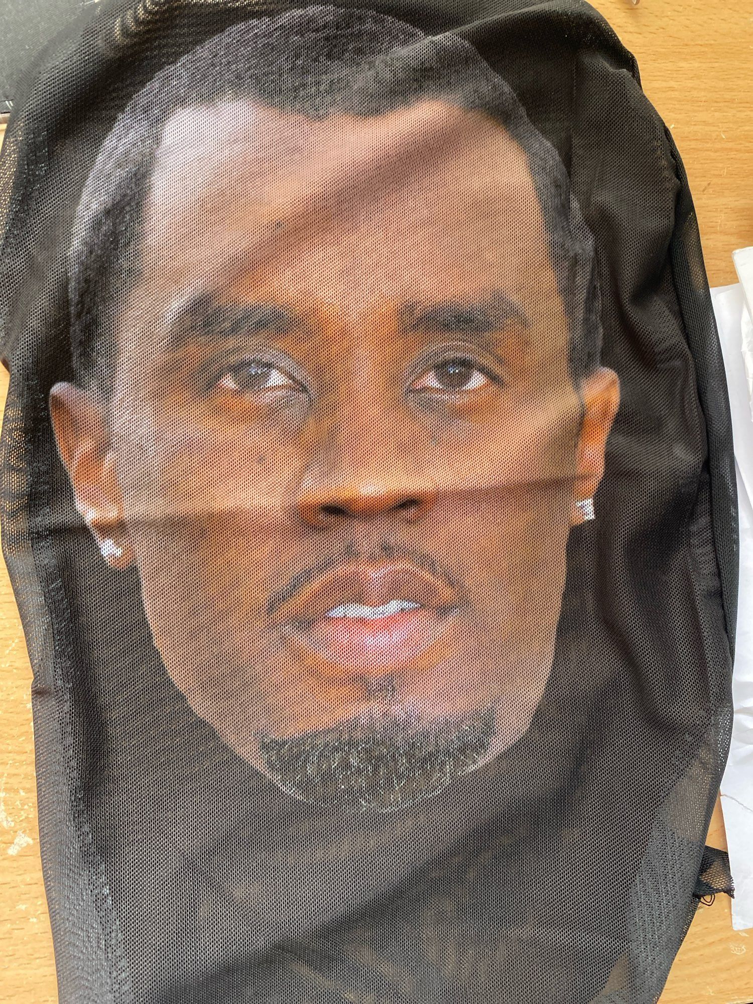 3D Маска на голову P.Diddy рэпер Гангстер балаклава rap пи дидди