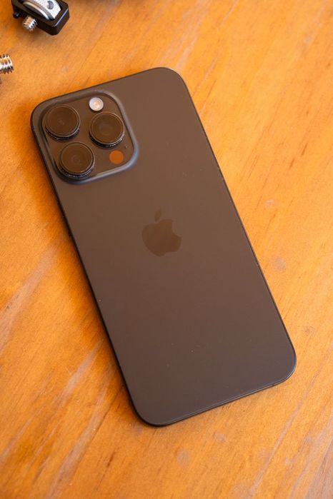 iPhone 15 pro Max preto + kit filmagem