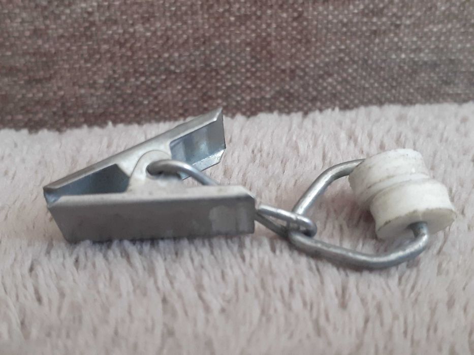 Żabki karnisza alu PRL 41 szt. komplet