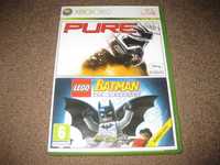 Jogo "Pure + Lego Batman: The Videogame" para a XBOX 360/Completo!