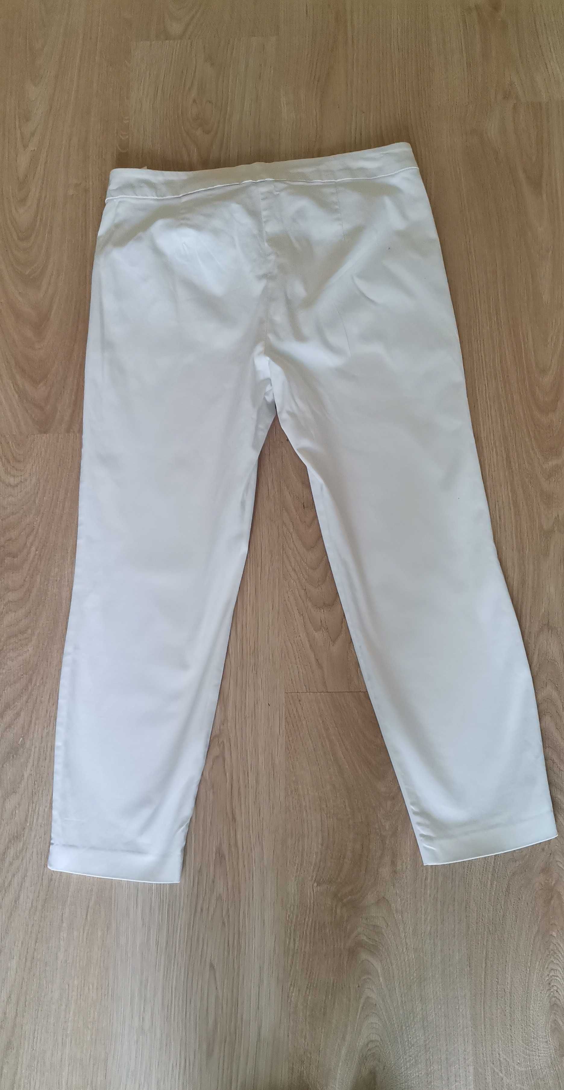 Białe spodnie damskie Marks&Spencer roz. 38