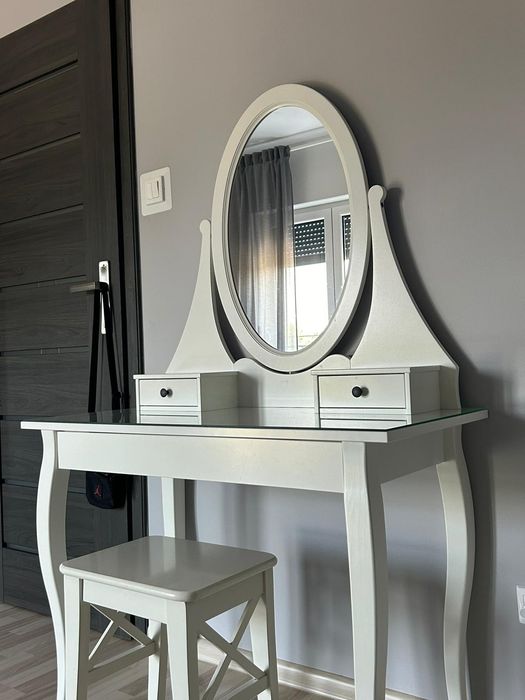 Toaletka Hemnes Ikea Biała 100x50