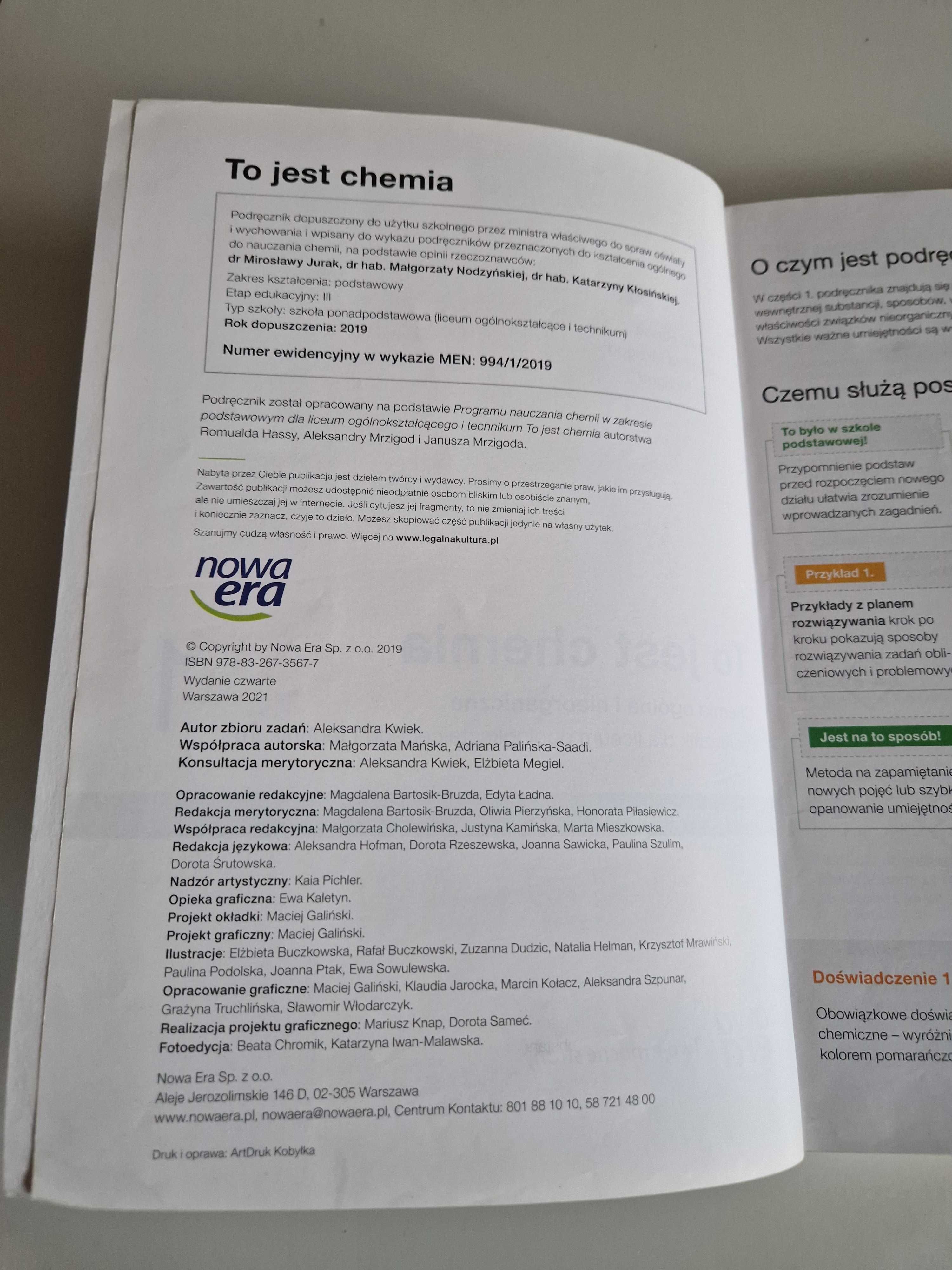 Sprzedam książkę do chemii