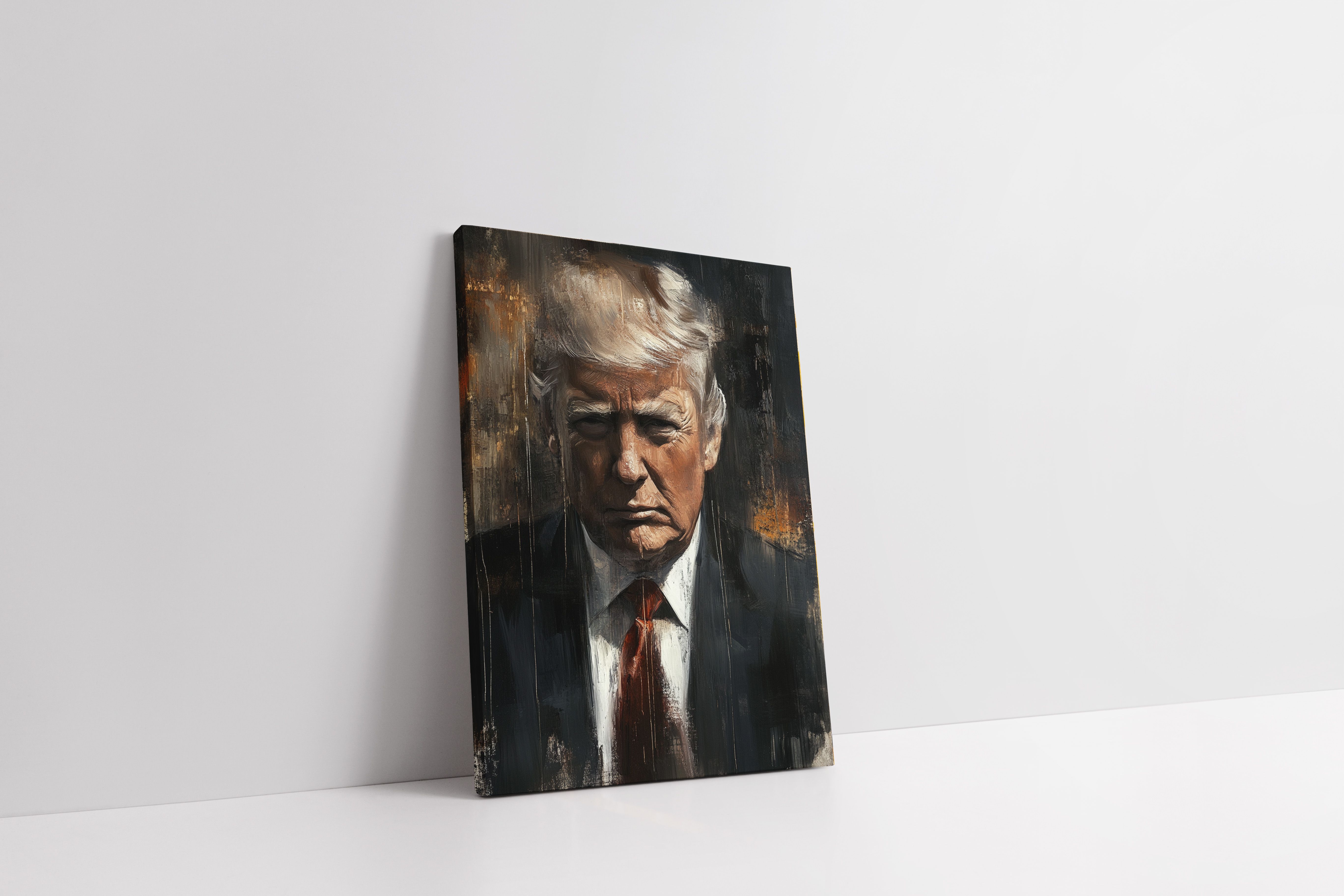 Portret Donalda Trumpa na płótnie 30x40 - Ekskluzywna dekoracja