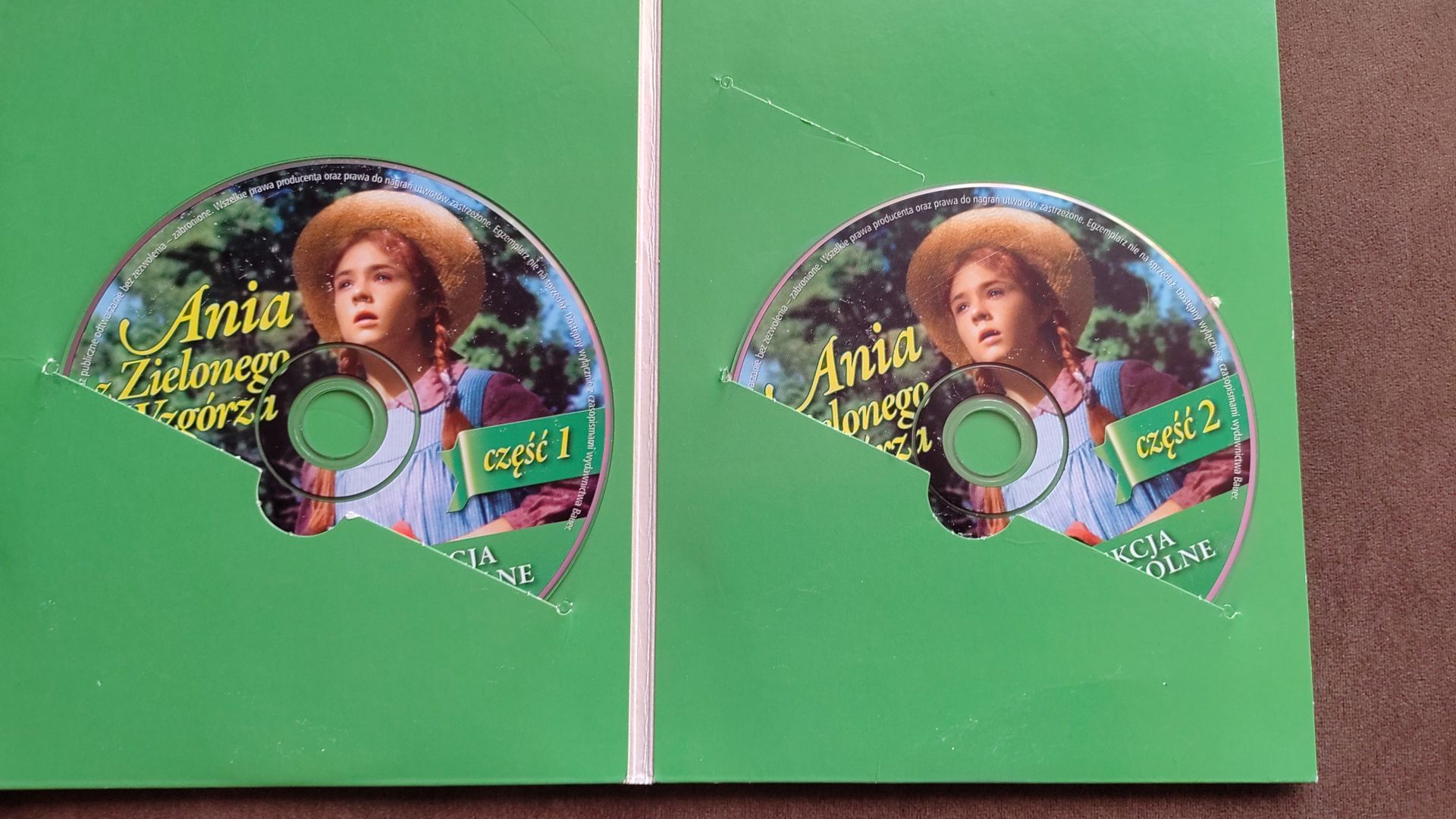 Kultowy film Ania z Zielonego Wzgórza, 2 x cd