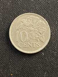 Moneta Trynidad i Tobago - 10 CENTów 1990r