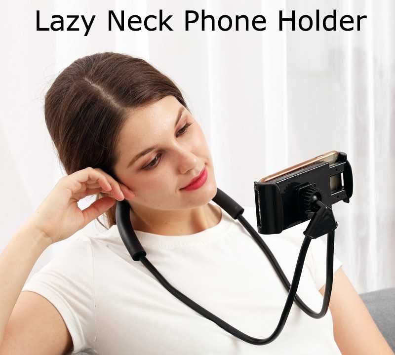 Uchwyt lazy neck na telefon smartfon selfie stick elastyczny holder