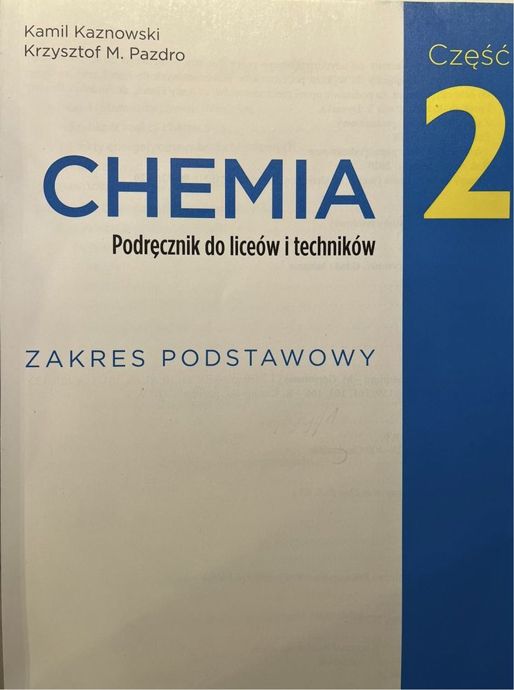 Chemia 3 zakres podstawowy